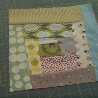 how I do wonky log cabin blocks