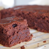 vegan chocolate fudge cake