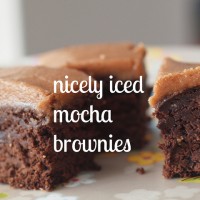 iced mocha brownie