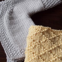 knitting for a new baby