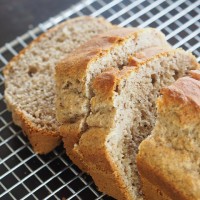 banana bread (gluten + dairy free)