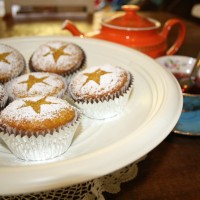 Orange, coconut + almond cakes