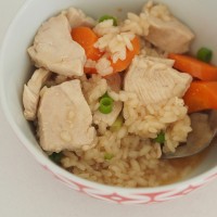 fast family dinner: japanese chicken and rice