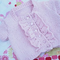 one seriously cute baby cardigan